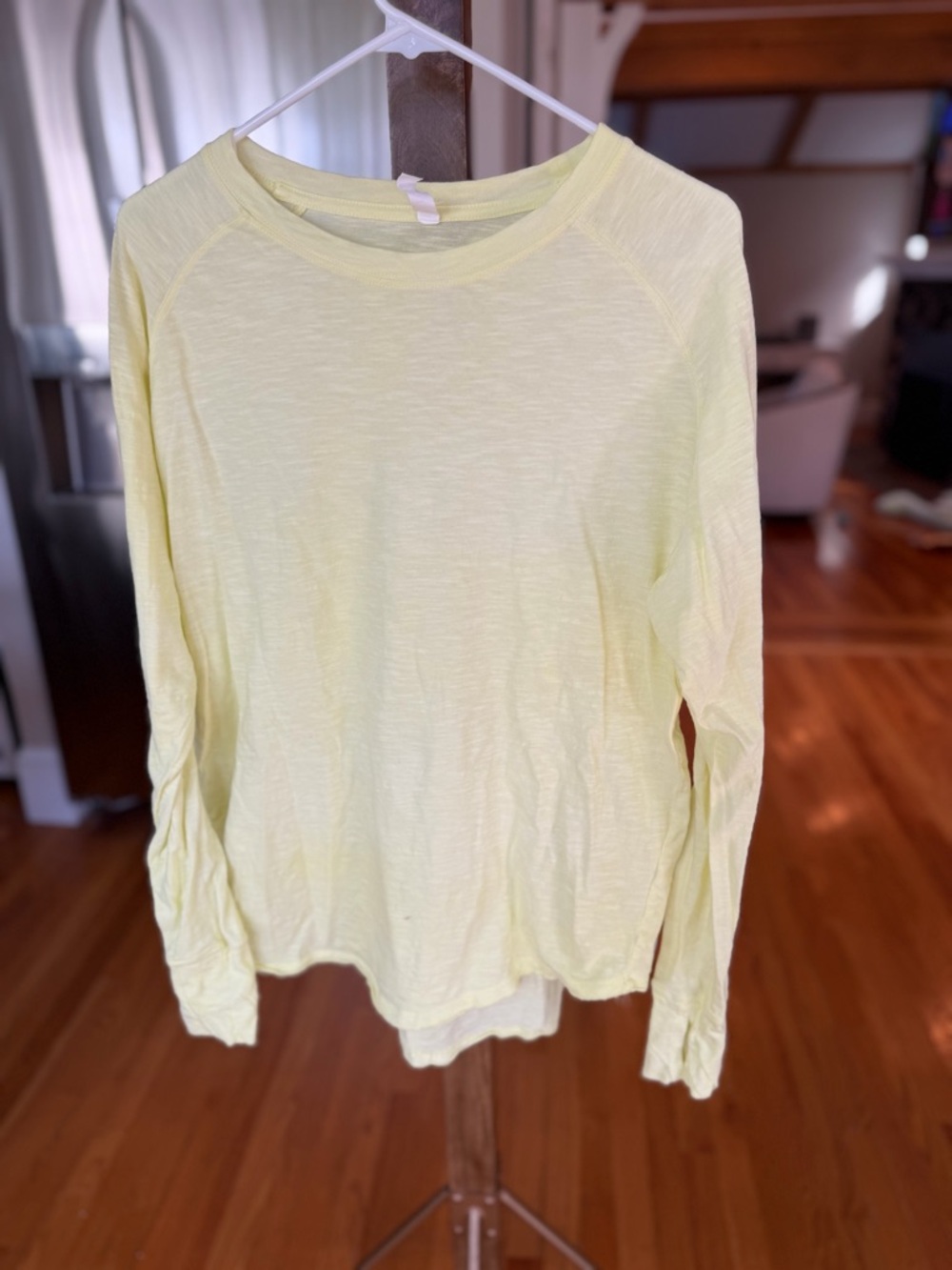 Light Yellow Zella Long Sleeve Tee
